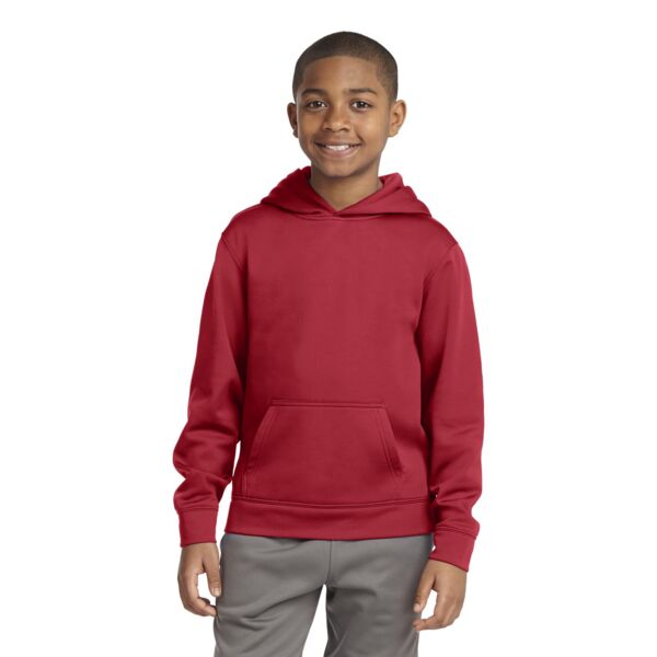 Youth Sport Wick ® Fleece Hooded Pullover Thumbnail