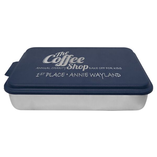 9" x 13" Aluminum Cake Pan with Lid Thumbnail