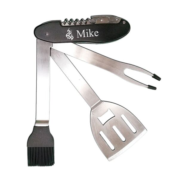 Personalized Laser Engraved 5-in-1 BBQ Tool Thumbnail