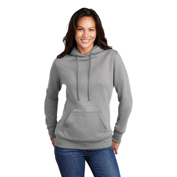 Ladies Core Fleece Pullover Hooded Sweatshirt Thumbnail